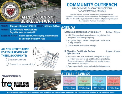 Community Outreach Scheduled for the Residents of Berkeley Township, NJ.