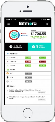 Bitmora App Home