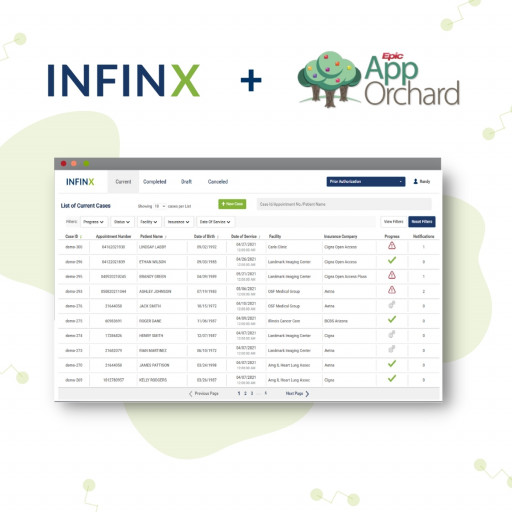 Infinx Prior Authorization Software Epic Integration