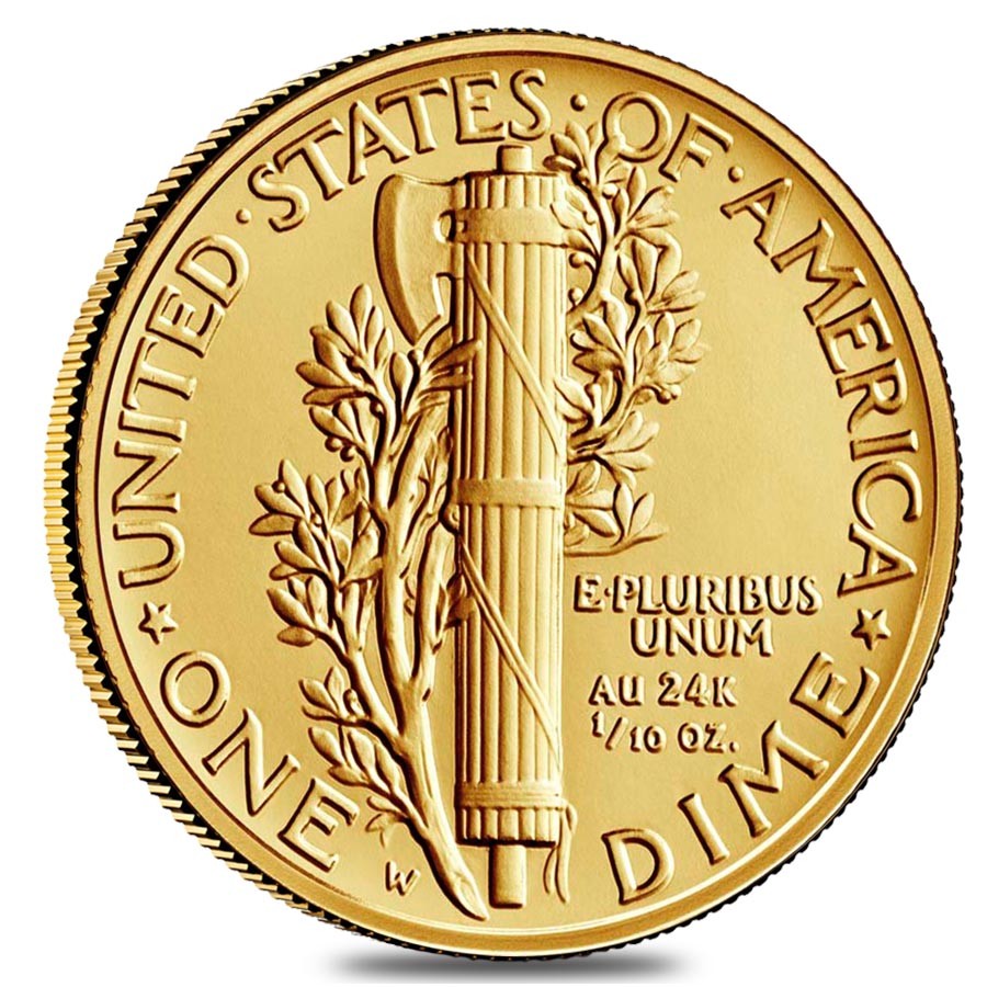 Bullion Exchanges Releases the 2016 Mercury Dime Centennial 1/10 Oz