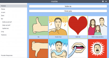 VidaTalk Home Page: I love you.