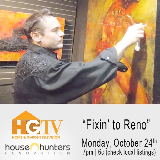 Artist Darrell Troppy Featured on HGTV's Hit TV Series House Hunter Renovation