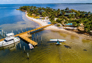 Arrive in style to Florida's Black's Island