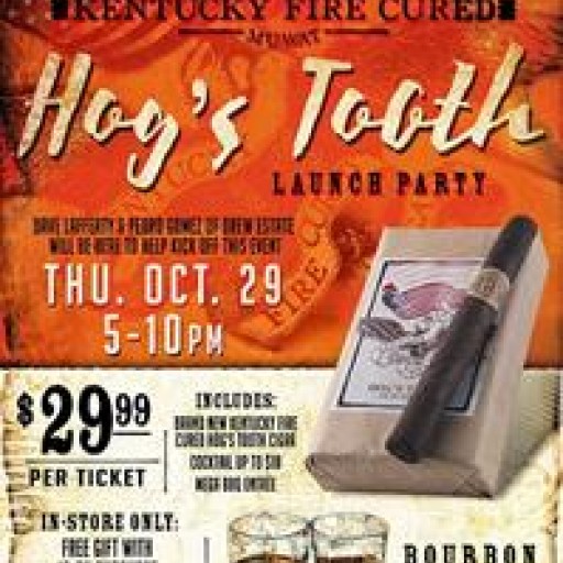 Drew Estate Announces Kentucky Fire Cured Hog's Tooth, Subculture Exclusive for Famous Smoke Shop