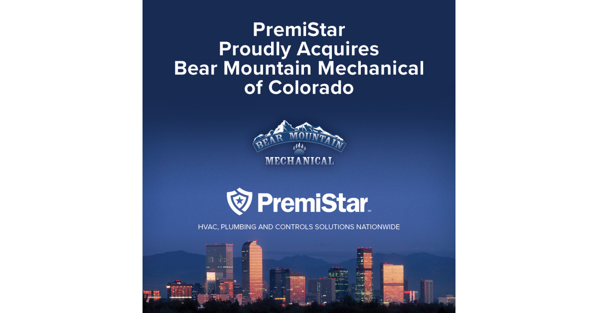 PremiStar Acquires Bear Mountain Mechanical Colorado