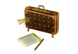 Designer Briefcase, Notepad & Pen Limoges box LimogesCollector.com