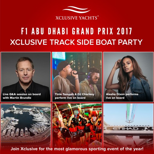 Capture F1 Abu Dhabi Grand Prix Aboard Xclusive Yacht Charter This November