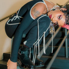 RICO NASTY wearing MIX'AIR Physical Shoes