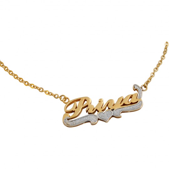 Your Love With Personalised Bling Name Necklaces