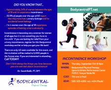 Stop Incontinence!
