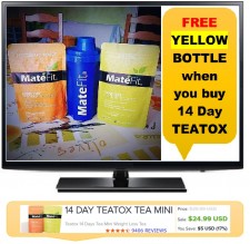 FREE YELLOW Shaker Teatox Bottle When you buy 14 Day Teatox TEA *Limited Time Offer*