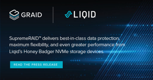 Graid Technology and Liqid Announce Accelerated Data Protection for the World’s Fastest NVMe Flash