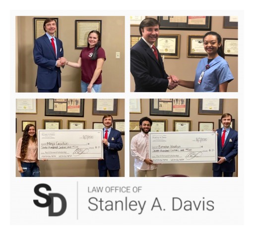 Law Office of Stanley A. Davis Announces Winners for Its Pay It Forward Scholarship