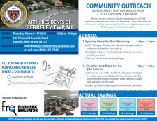 Community Outreach Scheduled for the Residents of Berkeley Township, NJ