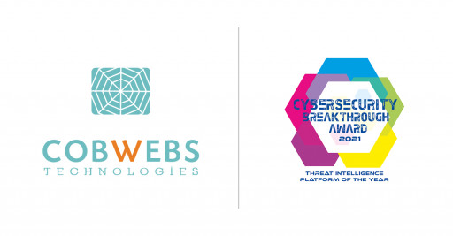 CyberSecurity Breakthrough Award - Cobwebs Technologies