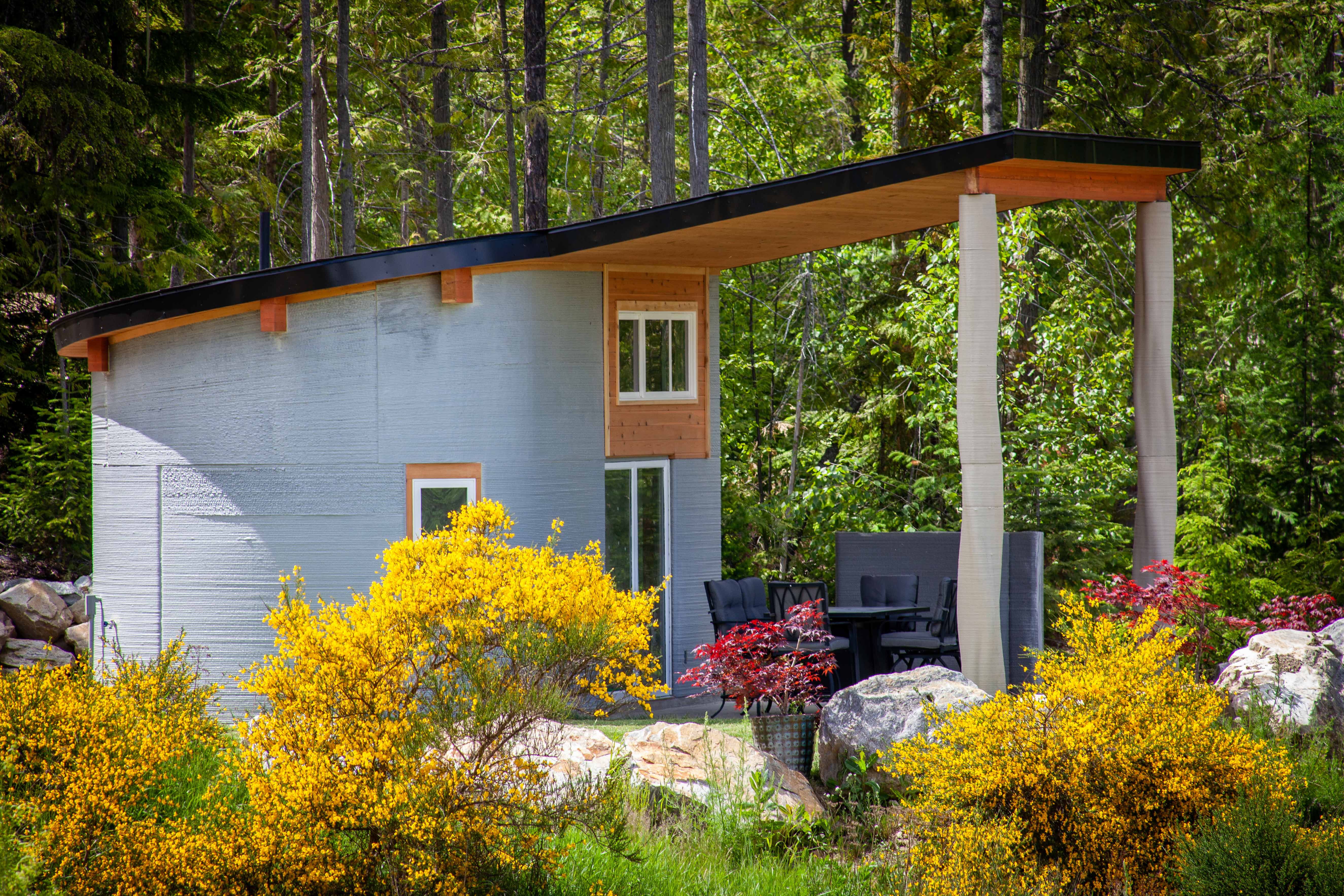 Airbnb Lists The Fibonacci House The First 3D Concrete Printed Tiny House Printed By TAM