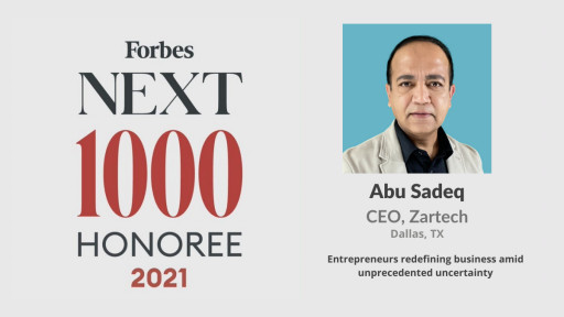 Forbes NEXT 1000 Honoree