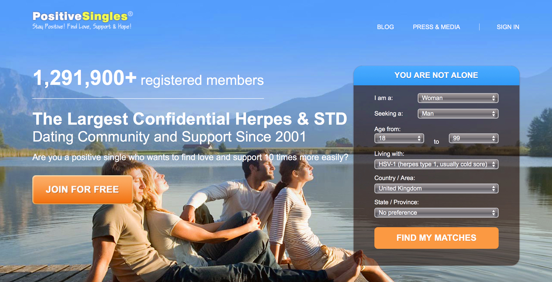 100 percent free herpes dating sites