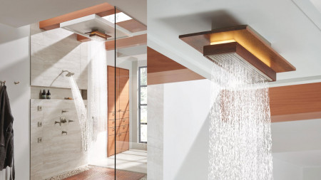 Brizo Frank Lloyd Wright Raincan Showerhead with Integrated Lighting - Plumbing-Deals.com