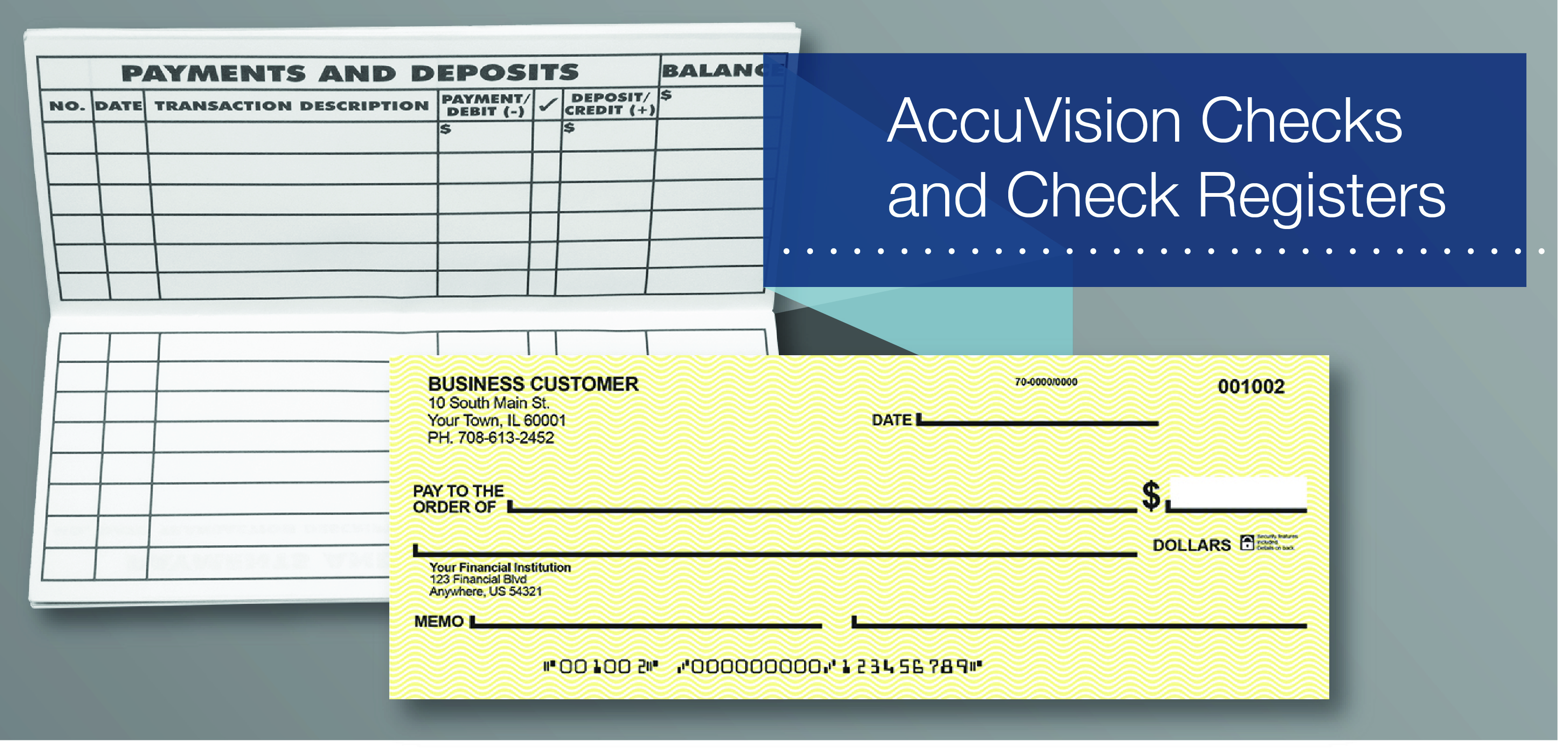 Bank Of America Large Print Checks