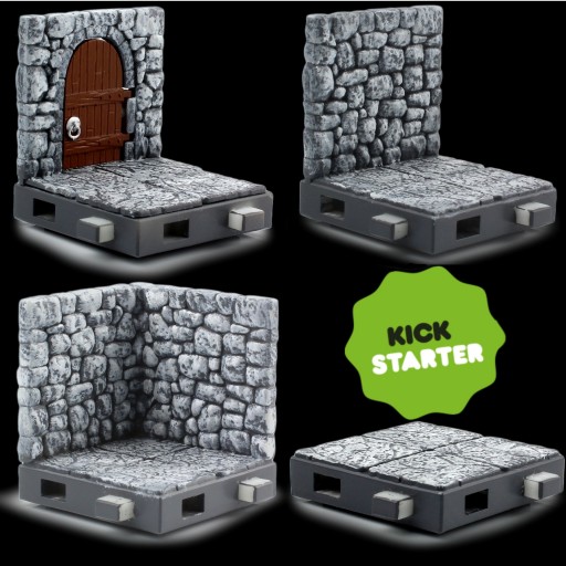 'Zfigs Dungeon Tiles,' Toy Vault's Affordable Tabletop Gaming Terrain, Now on Kickstarter