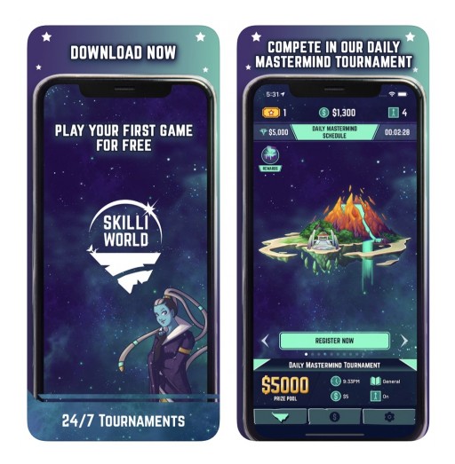 Gamezebo | Skilli World Review - An Accessible Trivia App Where You Pay to Play