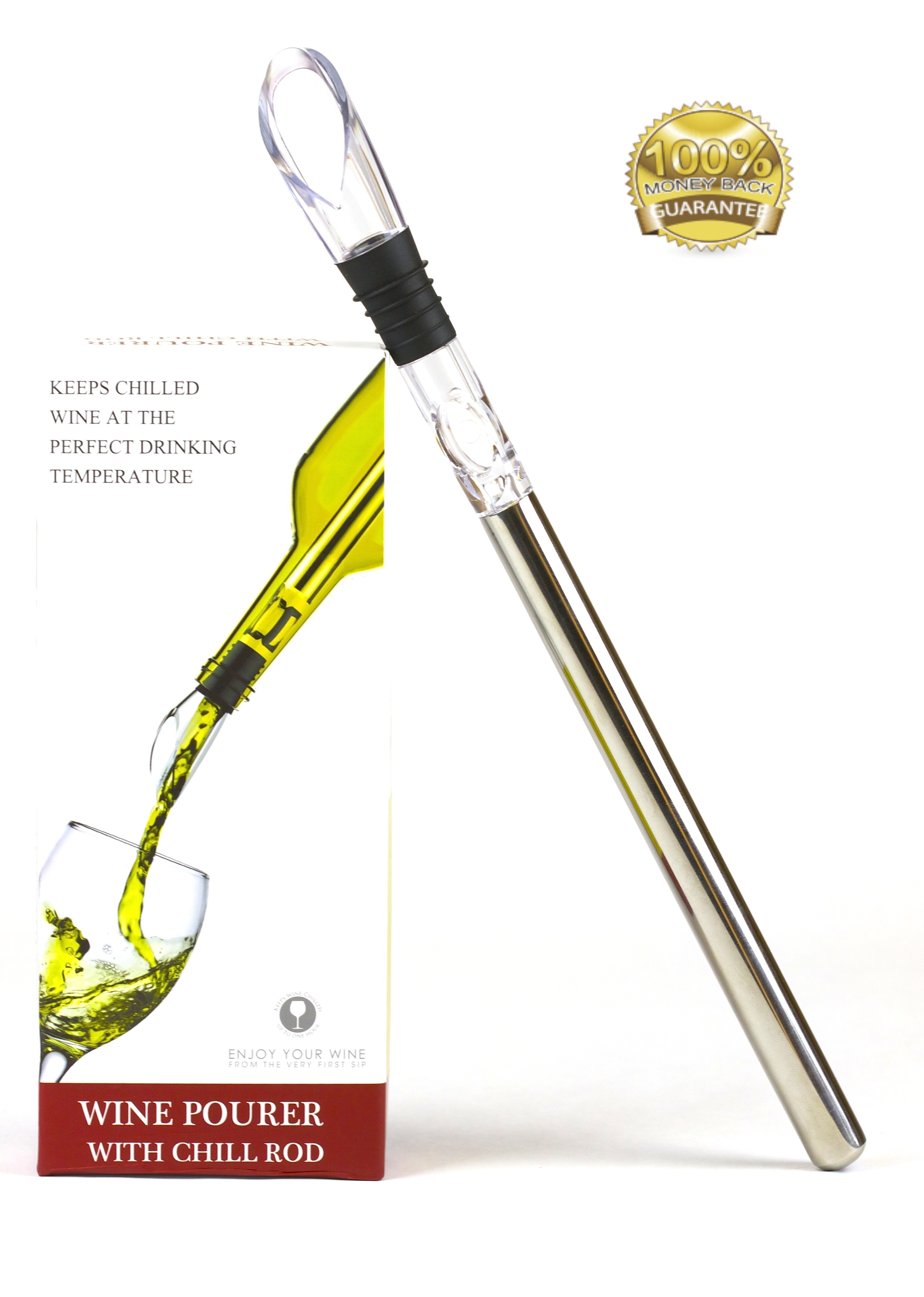 Wine Chiller Stick Keeps Reds and Whites at Optimal Temperature This