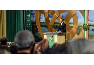 Mr. Miscavige's presence in Ireland's capital city marks the significance of the day, as he dedicates Dublin's new Church of Scientology and Community Centre.