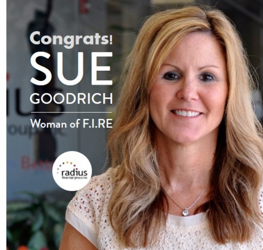 Banker & Tradesman Names Sue Goodrich Twenty16 "Woman on FIRE"