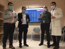 Within 12 hours the Coronavirus AI system was delivered to the hospital, and is now functional