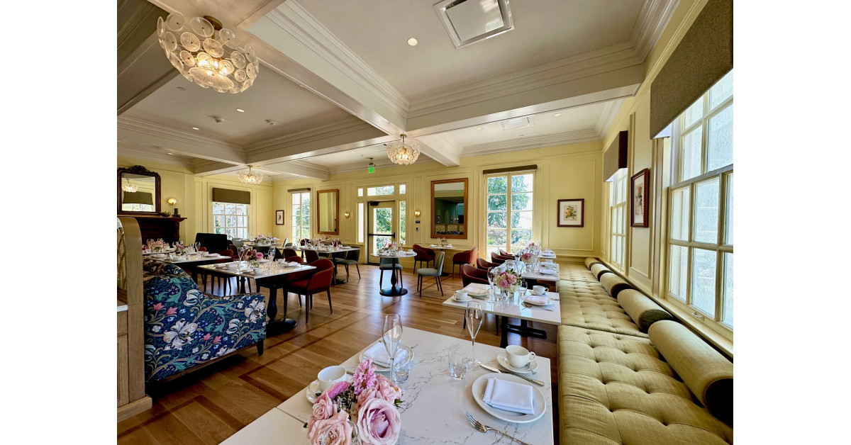 D L English Design Up Roses' With New Rose Garden Tea Room Interiors Project at The