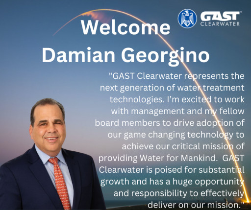 GAST Clearwater Appoints Damian Georgino to Its Board of Directors