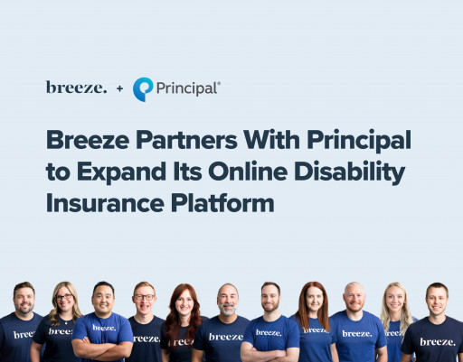 Breeze Partners With Principal Financial Group® to Expand Its Online Disability Insurance Platform