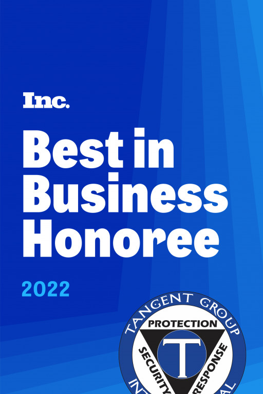 Tangent Group International Named to Inc.'s 2022 Best in Business List in Security