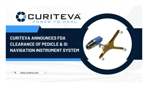 Curiteva Announces FDA Clearance of Pedicle & SI Navigation Instrument System