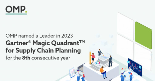 OMP named a Leader in the Gartner Magic Quadrant for Supply Chain Planning Solutions for the 8th consecutive time