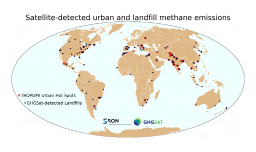 The Global Methane Hub SRON and GHGSat Launch World-First Project to Map Super-Emitting Landfills Globally