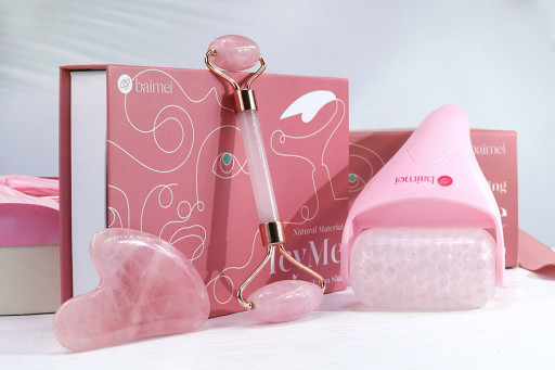 Baimei’s Natural Skincare Tools, Face Roller Gua Sha Sets: Ideal Holiday Gifts for Health Enthusiasts