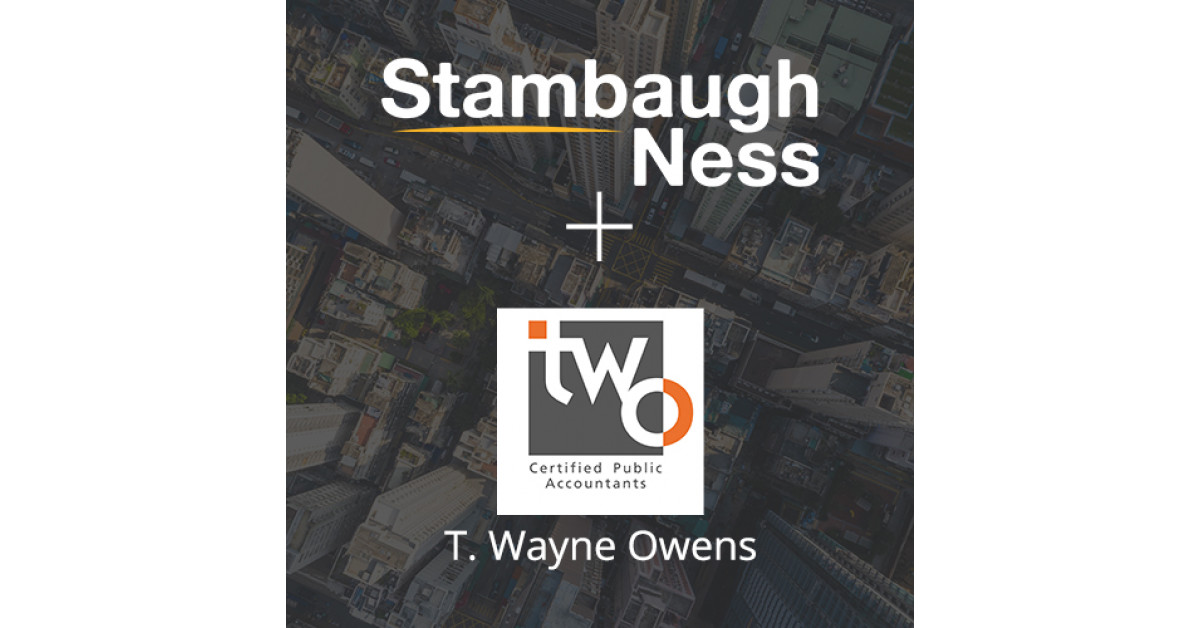 Stambaugh Ness Announces Acquisition of T. Wayne Owens & Associates, PC