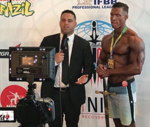 Fitness Model and Men's Physique Competitor Wins Brazilian Championship