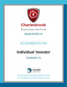 Charlesbrook Protection Services Acquired by Individual Investor