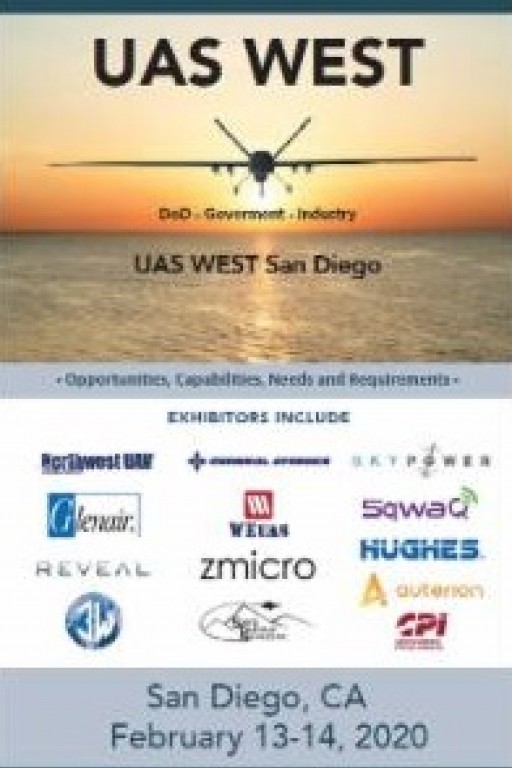 Technology Training Corporation Announces 'UAS West for DoD - Government - Industry' (Feb. 13-14, 2020)