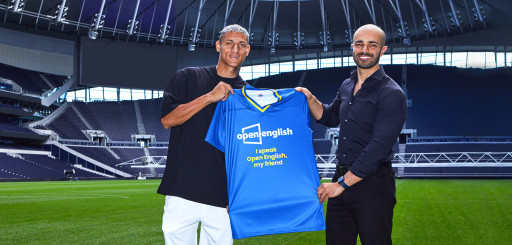 Open English Partners With Soccer Star Richarlison as Student and Ambassador in a R$ 2 Million Initiative That Will Donate English Courses to Underprivileged Youth in Brazil