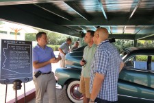 Preservationists touring the L. Ron Hubbard House at Camelback were impressed with the work done to restore it exactly as it was when L. Ron Hubbard lived there.