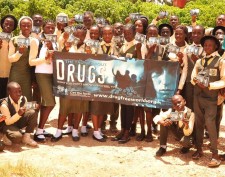 Youngsters at a school in Jos, Nigeria, after a Truth About Drugs Workshop. The Foundation for a Drug-Free World is working to reach Nigerian youth before the drug dealers do.