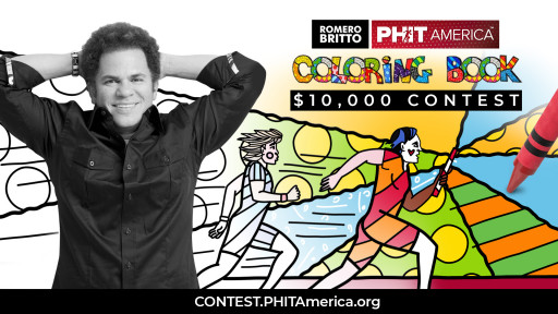 $10,000 Britto\/PHIT America Coloring Contest