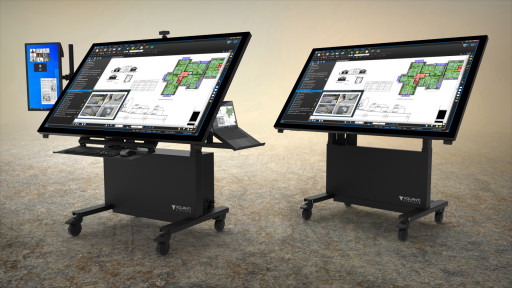 New Plan Review Table From Volanti With Support for Side Monitors Boosts Efficiency for Construction Drawing Review