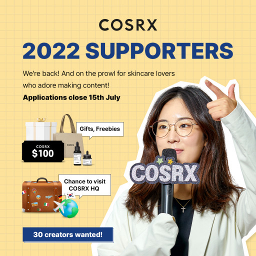 COSRX Launches Second Season of Global Supporters Program