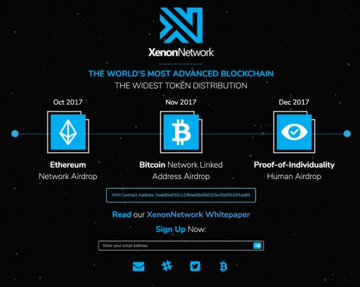 Massively Distributed EOS-Derived Blockchain XenonNetwork to Begin Token Distribution
