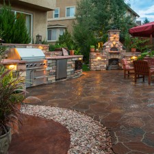 Finished Iso-outdoor Kitchen